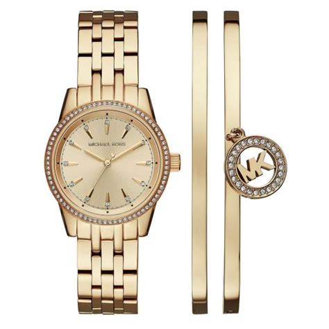 michael kors ritz watch and bangle set